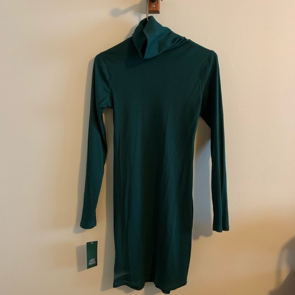 wild fable Dresses & Skirts - Wild Fable Green Ribbed Dress Size M